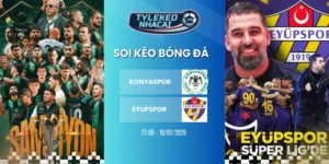 Konyaspor Vs Eyupspor - Kết quả đối đầu trong quá khứ