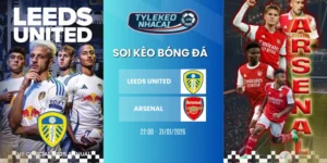Vị trí BXH Leeds United vs Arsenal tại Premier League