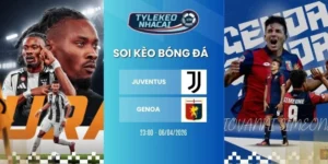 Tỷ lệ kèo nhà cái Juventus vs Genoa hôm nay ngày 06/04/2026 - Serie A